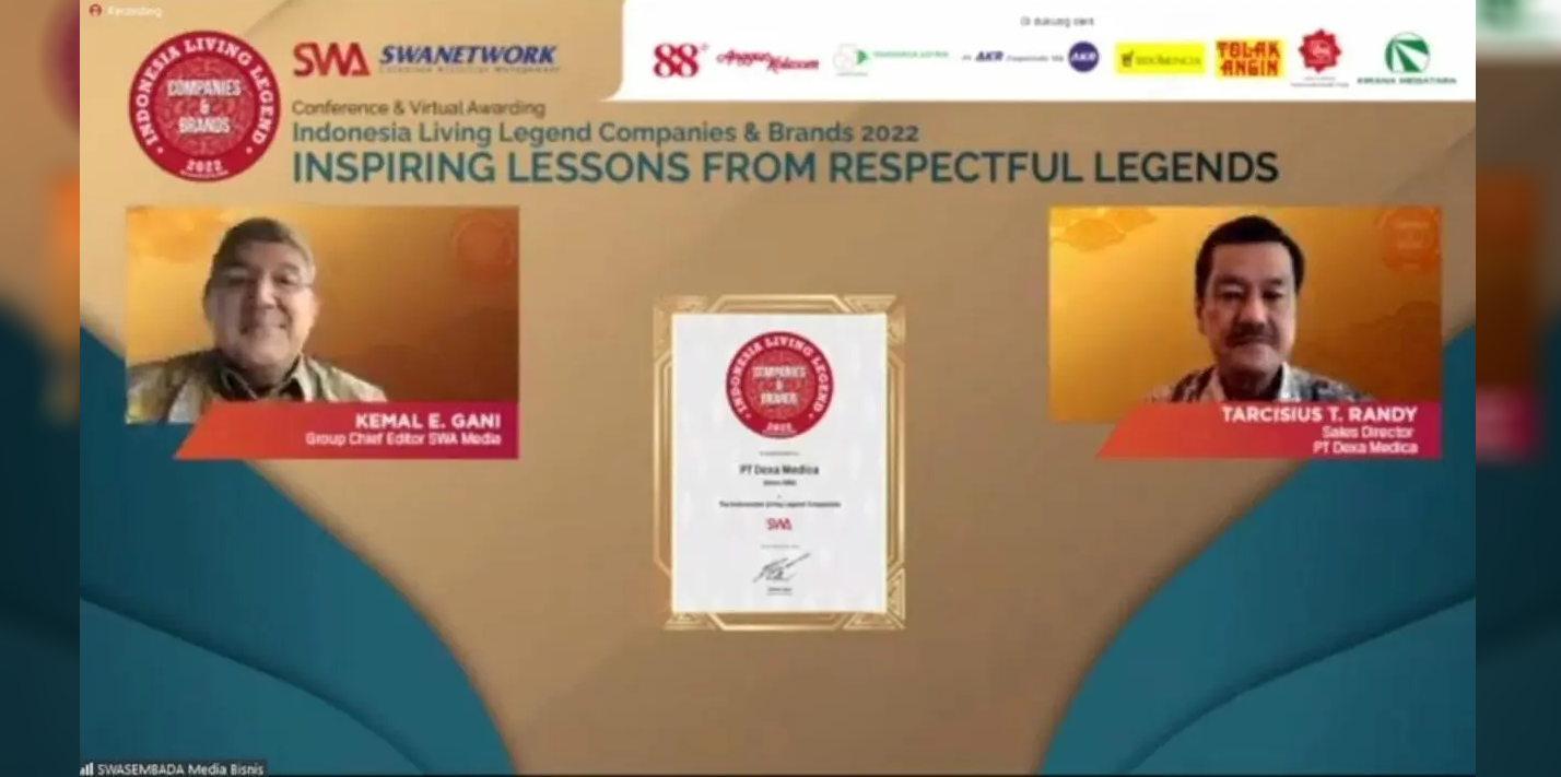 Dexa Medica Raih Penghargaan Indonesia Living Legend Companies 2022 Dexa Medica Raih Penghargaan Indonesia Living Legend Companies 2022